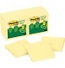 POPUP NOTES 3x3 CANARY  *12/PK