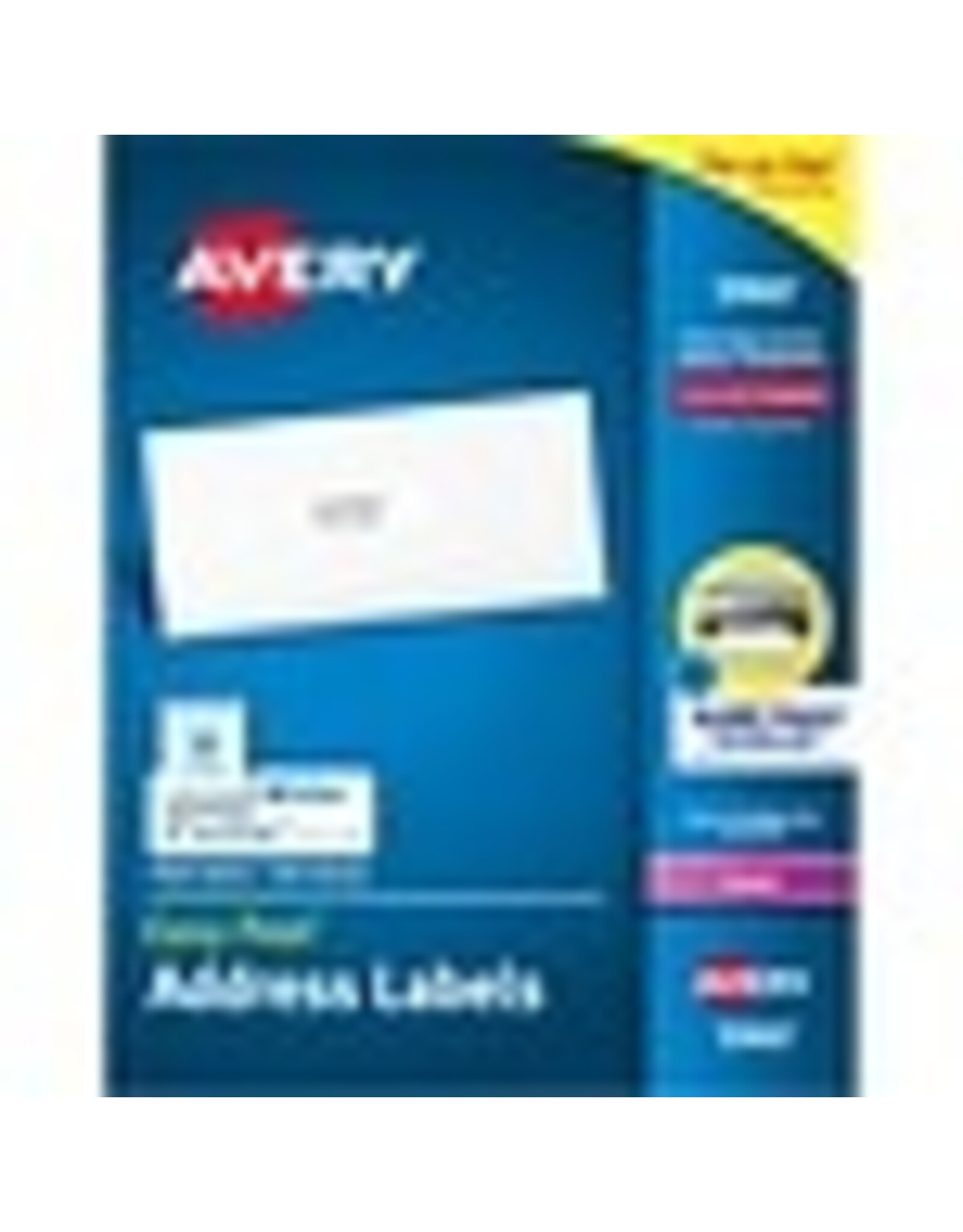 LASER LABEL 2.63x1 BULK*7500bx
