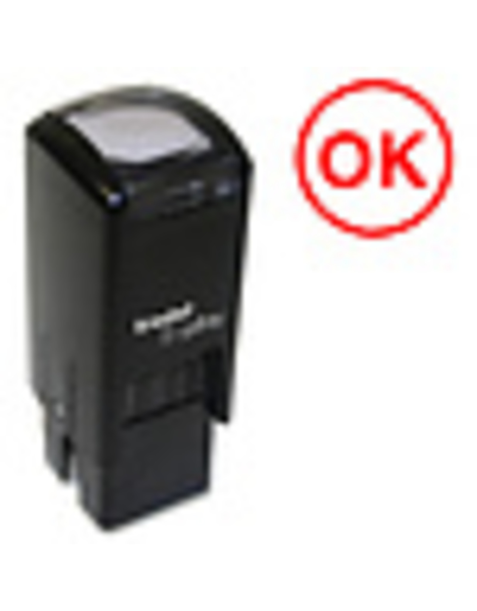 S-PRINTY STAMP SML*O.K. (RED)