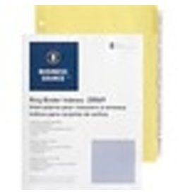 INDEX 11x8.5 3RING*CLEAR*8 TAB