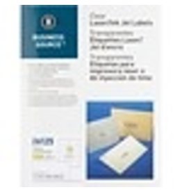 LABEL LSR CLEAR 2x4.25  *5C/PK