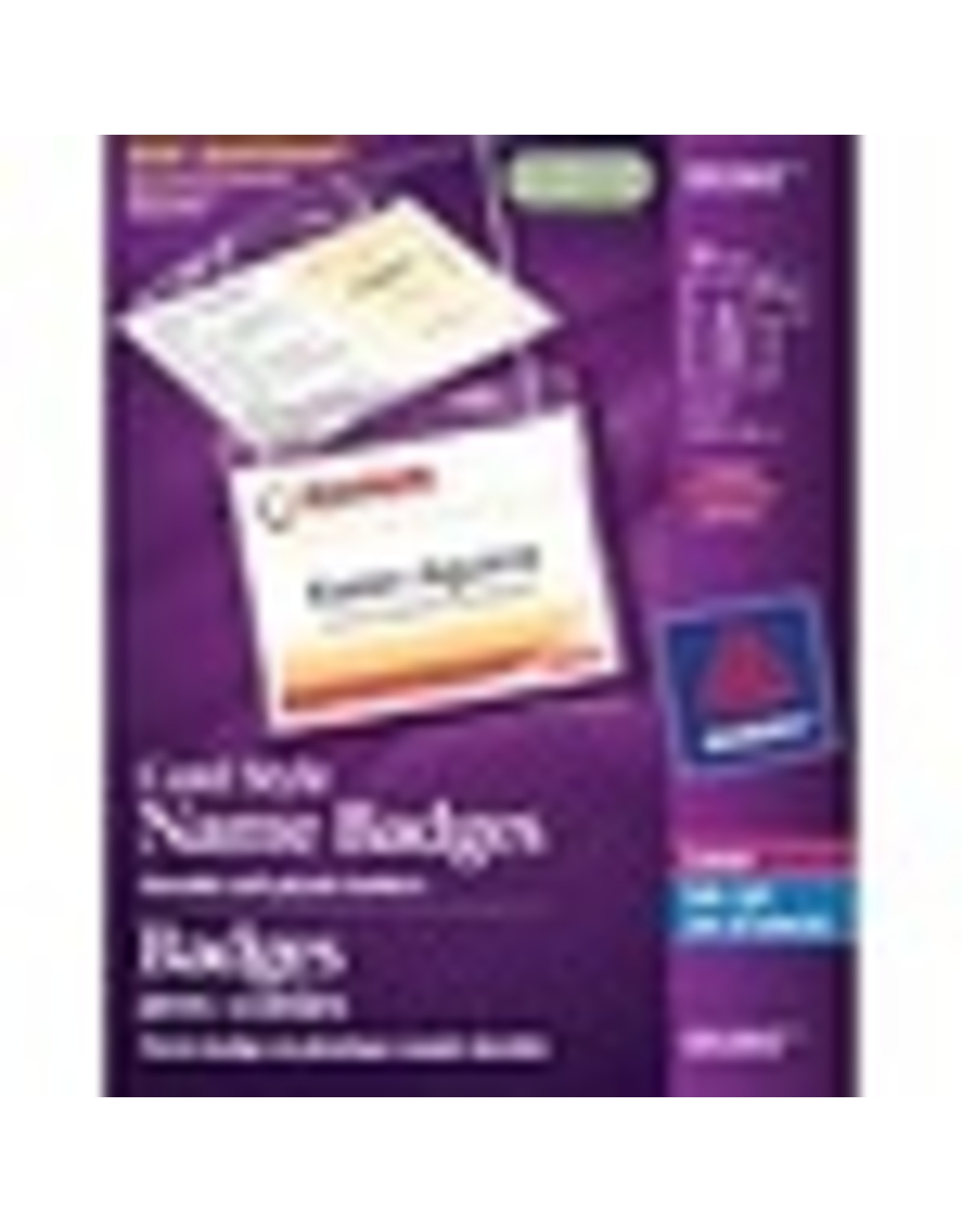 LASER NAME TAG CORD 4x3 *50/BX