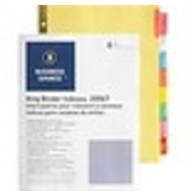 INDEX, INSRT TB LTR*ASST*8 TAB