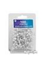 PUSH PINS (X357) WHITE  *1C/PK