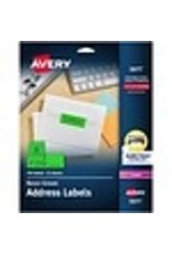 LASER LABEL 2.63x1*FL.GN*750pk