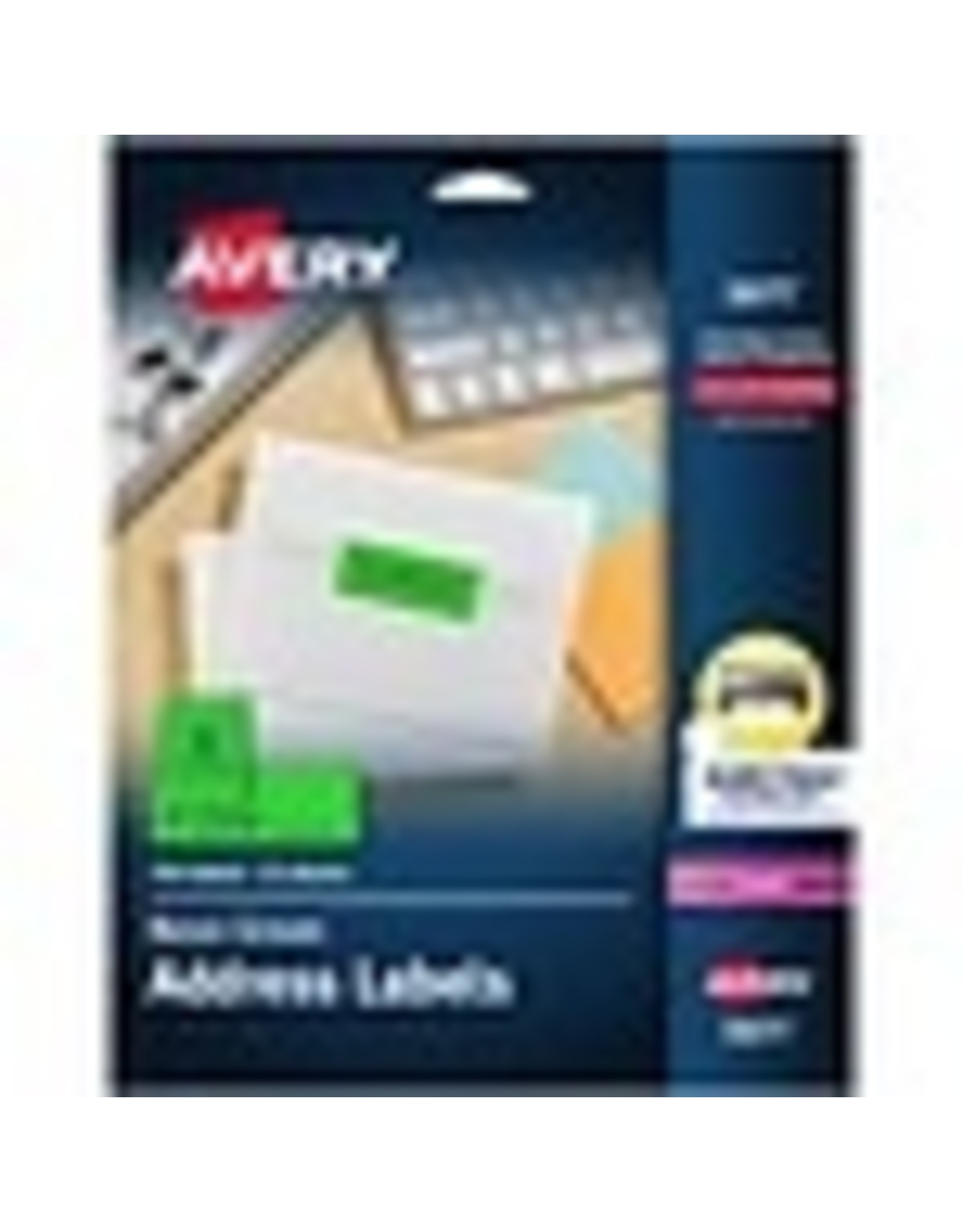 LASER LABEL 2.63x1*FL.GN*750pk