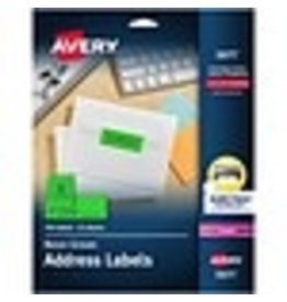 LASER LABEL 2.63x1*FL.GN*750pk