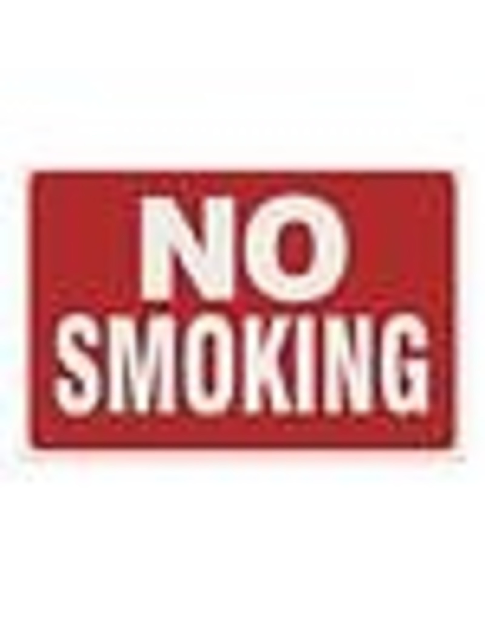 SIGN 12x8 RD/WT*NO SMOKING