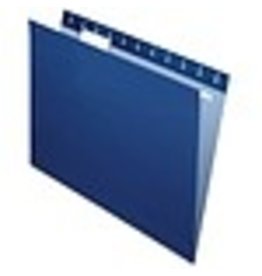 HANG FILE-PRO LTR*NAVY  *25/BX