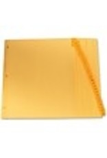 INDEX MYLAR TAB LTR BUFF*A-Z