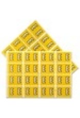FILE LABEL* E - YELLOW *240/PK