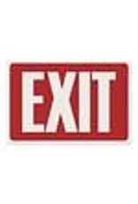 SIGN 12x8 RD/WT*EXIT