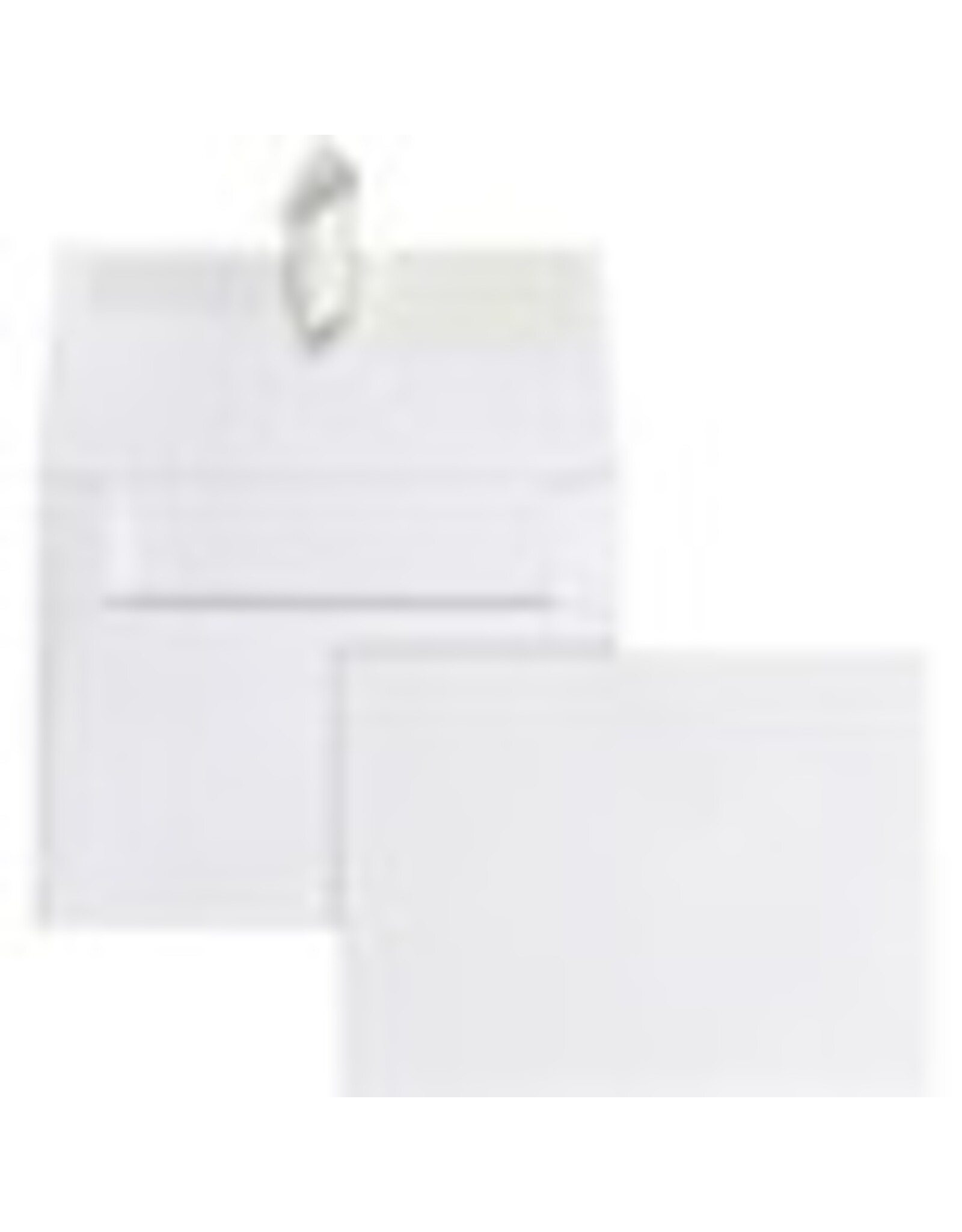 INVITATION 4-3/8x5-3/4 WHT*1C