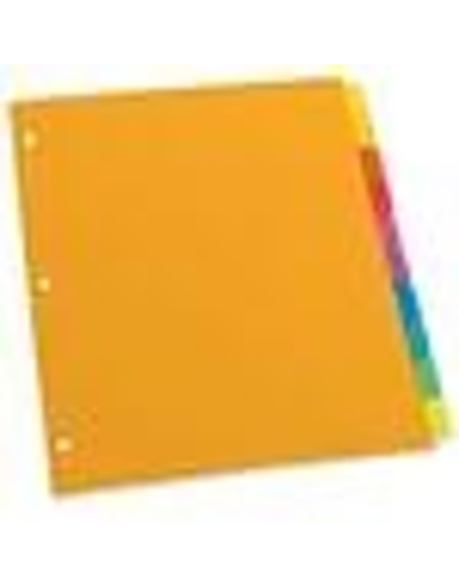 INDEX DIVIDER POLY ASST 10TAB