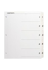 INDEX,QUICK,5TAB,WHTE,1ST