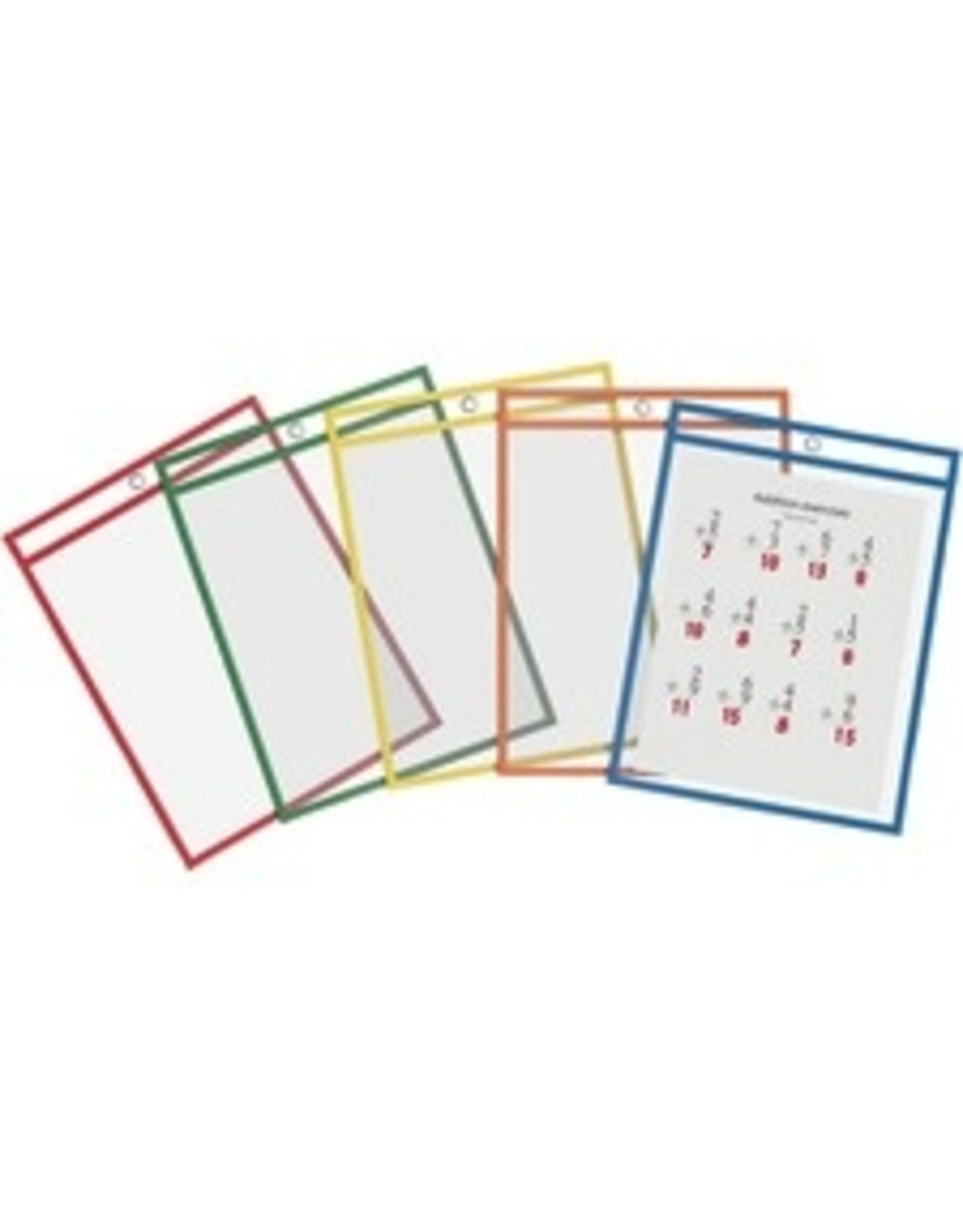 DRY-ERASE POCKT 9x12 ASST*10pk