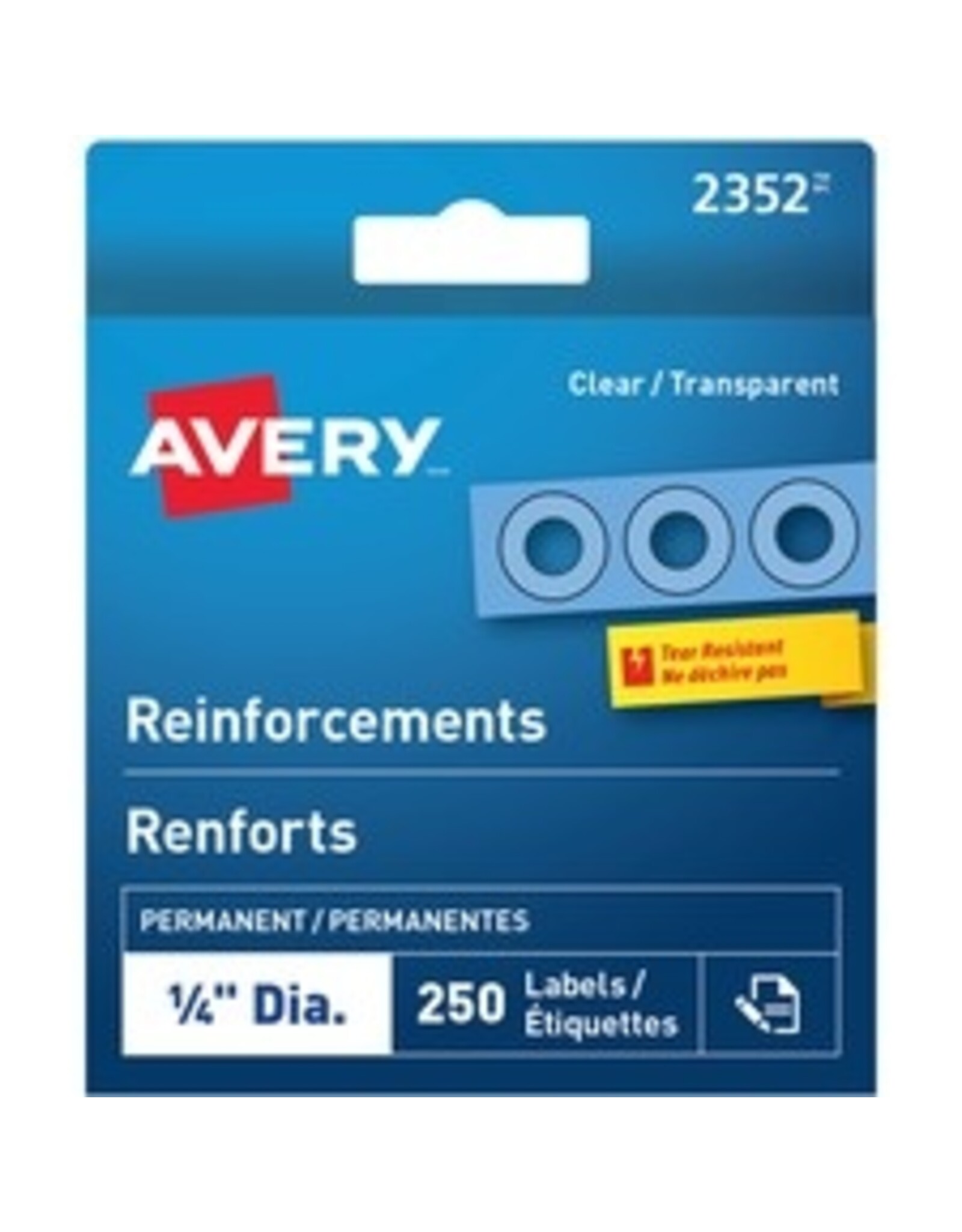 REINFORCEMENTS CLEAR MYLAR*250
