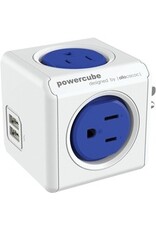 SURGE PROT.4-OUTLET+2 USB BLUE