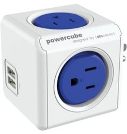 SURGE PROT.4-OUTLET+2 USB BLUE
