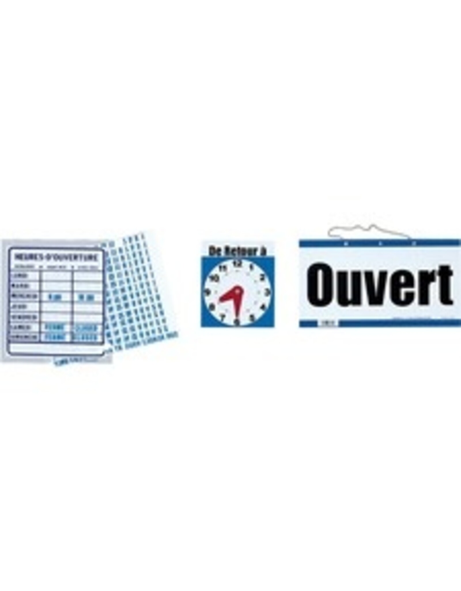 SIGN 5X6 FR*WILL RETURN CLOCK