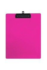 CLIPBOARD POLY, LTR-SZ*PINK