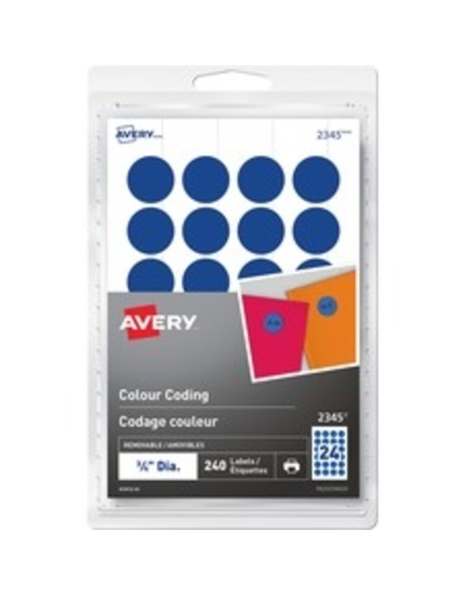 LAB RND.75''*REMOV PRNT/WRT*BLU