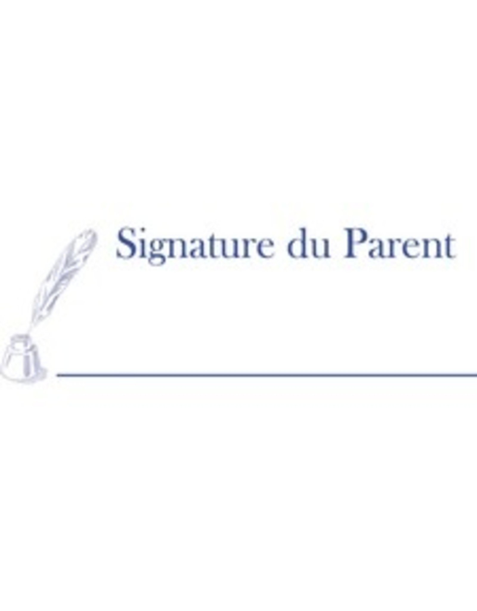 STAMP S-PRNT PARENT SIG.BLUE