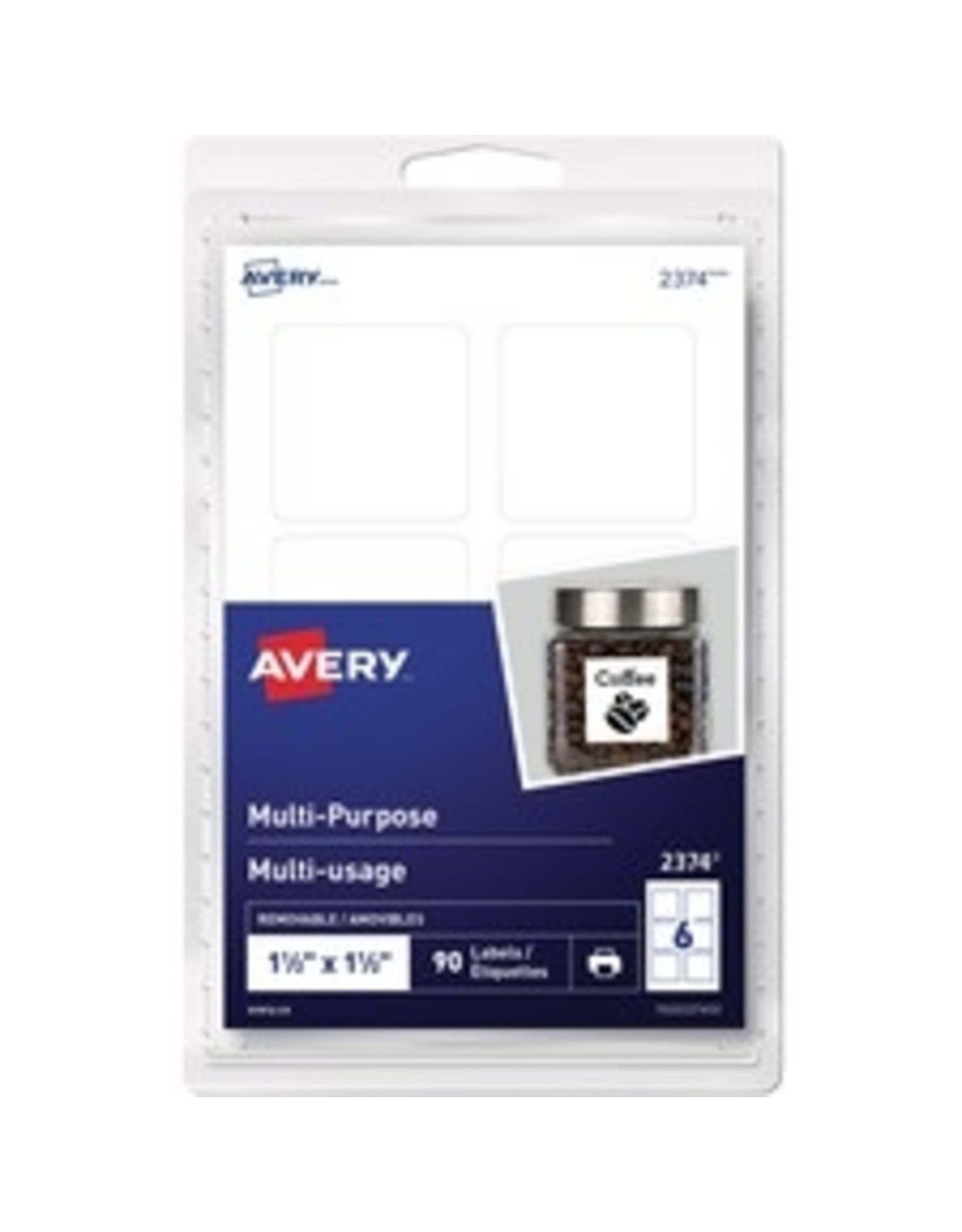 LABEL M/PURP REMOV 1.5x1.5 WHT