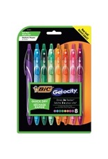 GEL PEN QUICKDRY GEL FASHN*8pk