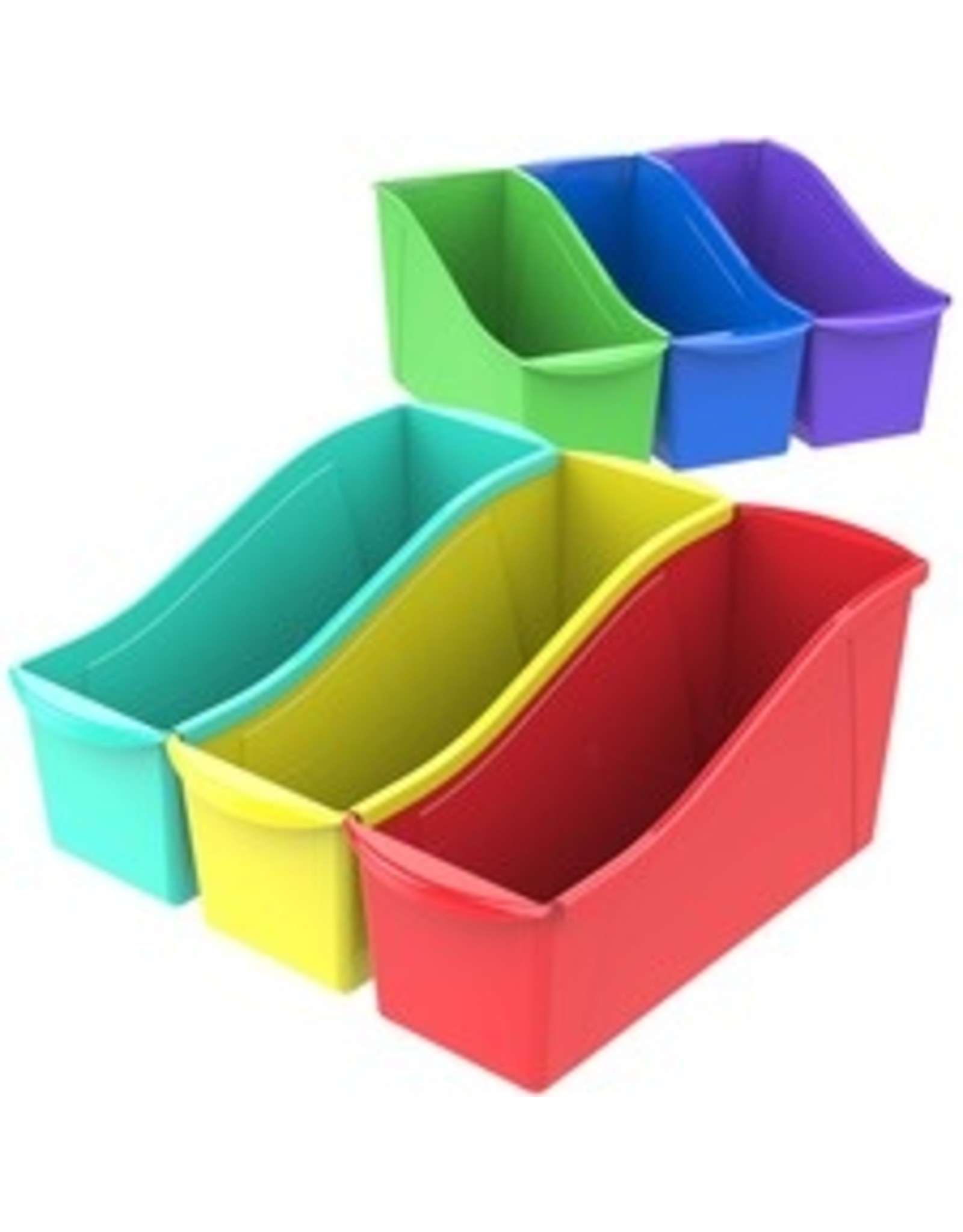 LARGE BOOK BIN, ASST