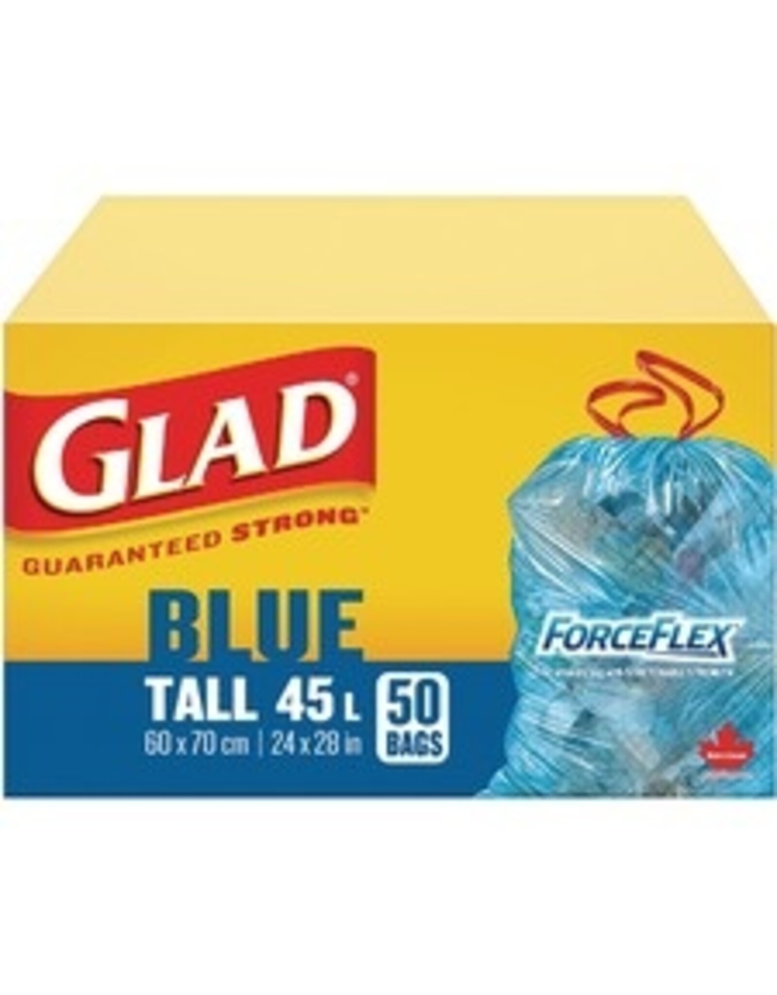 GLAD BLUE RECY TALLFORCE 24X28