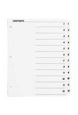 INDEX,QUICK,12TAB,WHTE,1ST