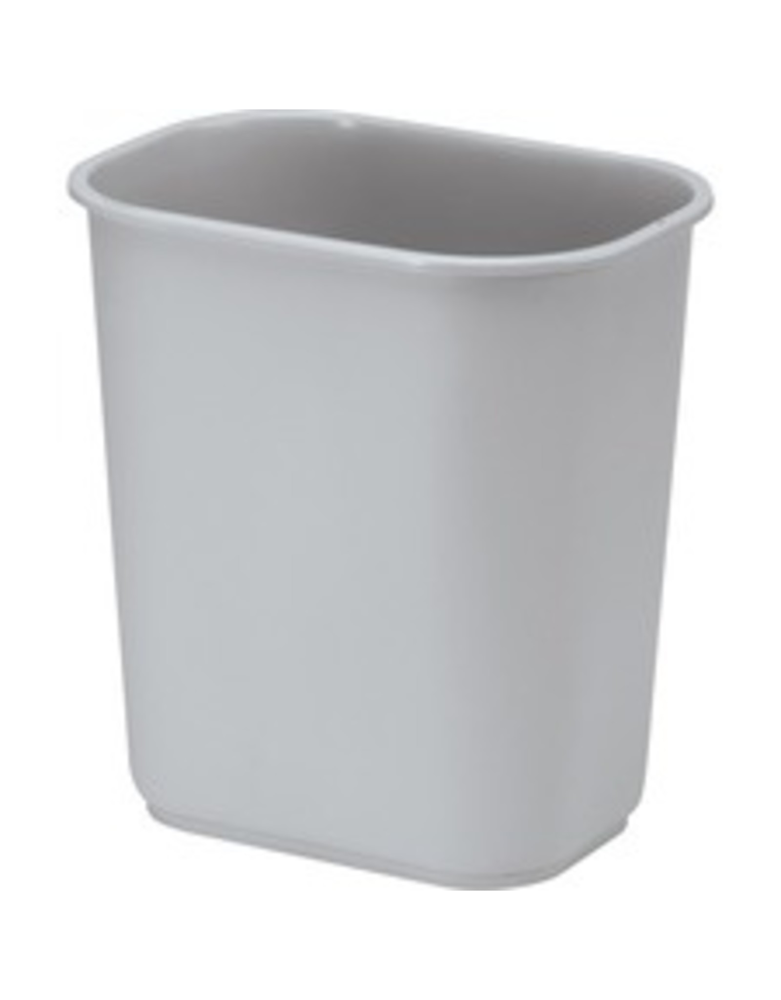 WASTEBASKET SML RECT 13QT*GREY