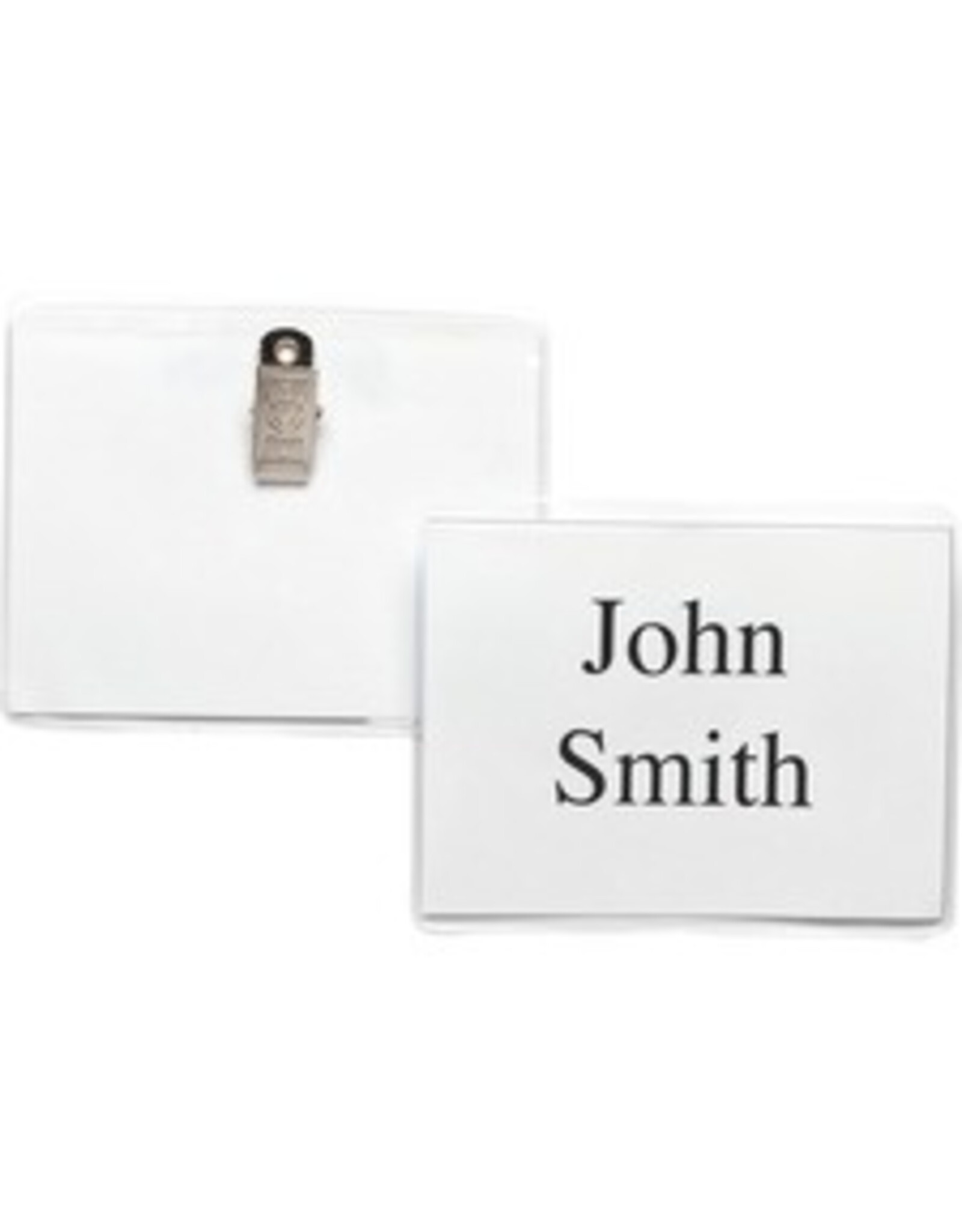 NAME BADGE, CLIP 3.5x2.25  *50