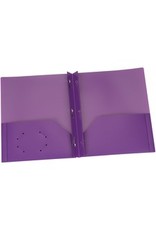 PORTFOLIO POLY 2PCKT+PRONG*PUR