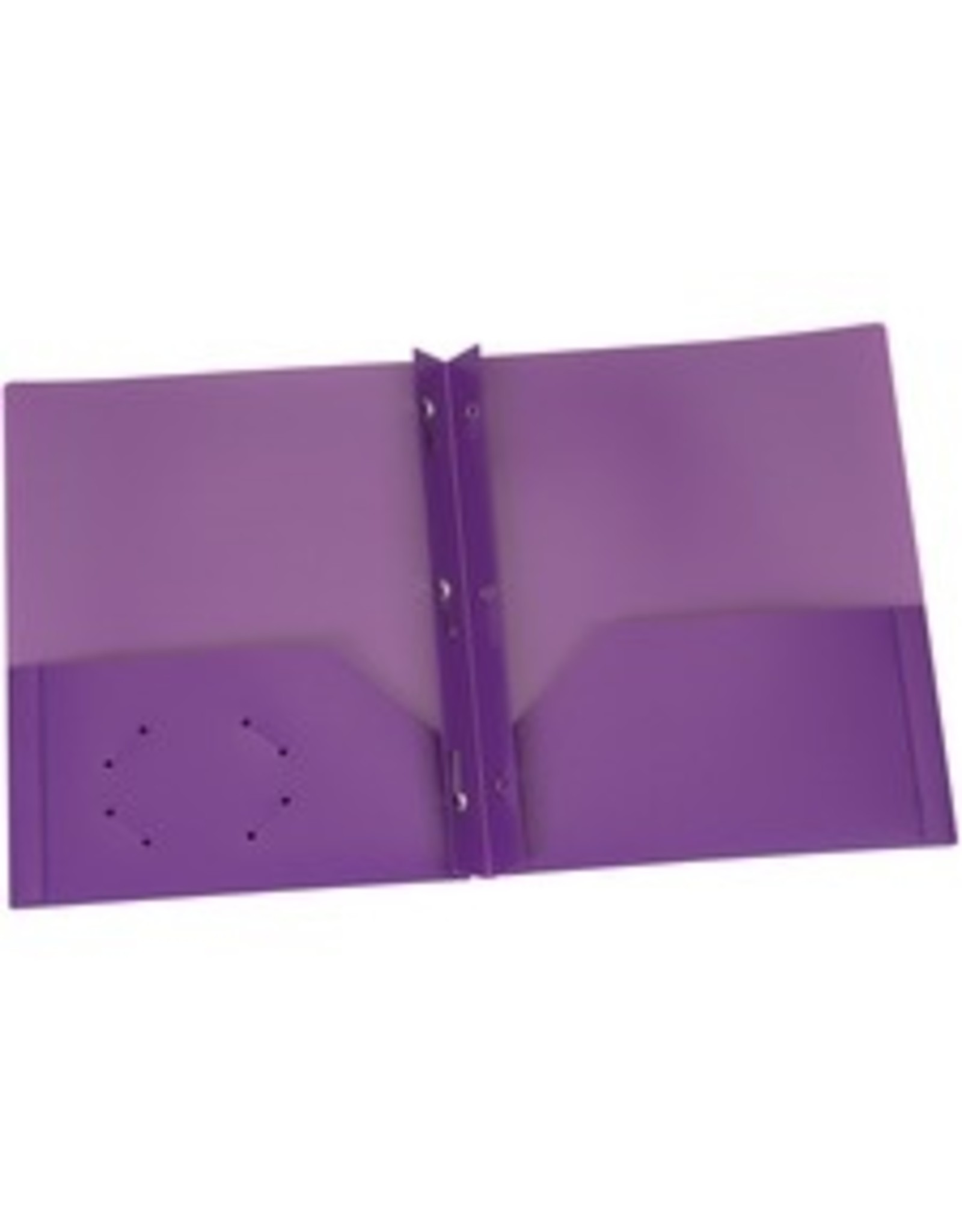 PORTFOLIO POLY 2PCKT+PRONG*PUR