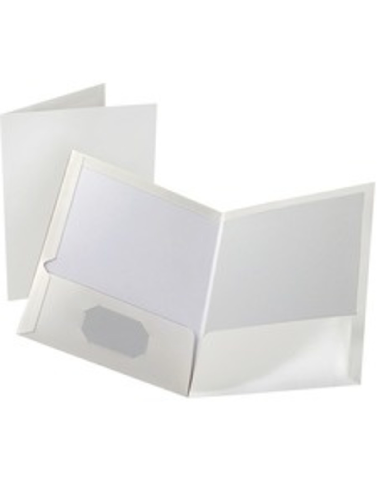 TWIN PCKT REPT CVR LAMIN*WHITE