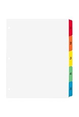 INDEX, QUICK w/TABLE CON*5 TAB