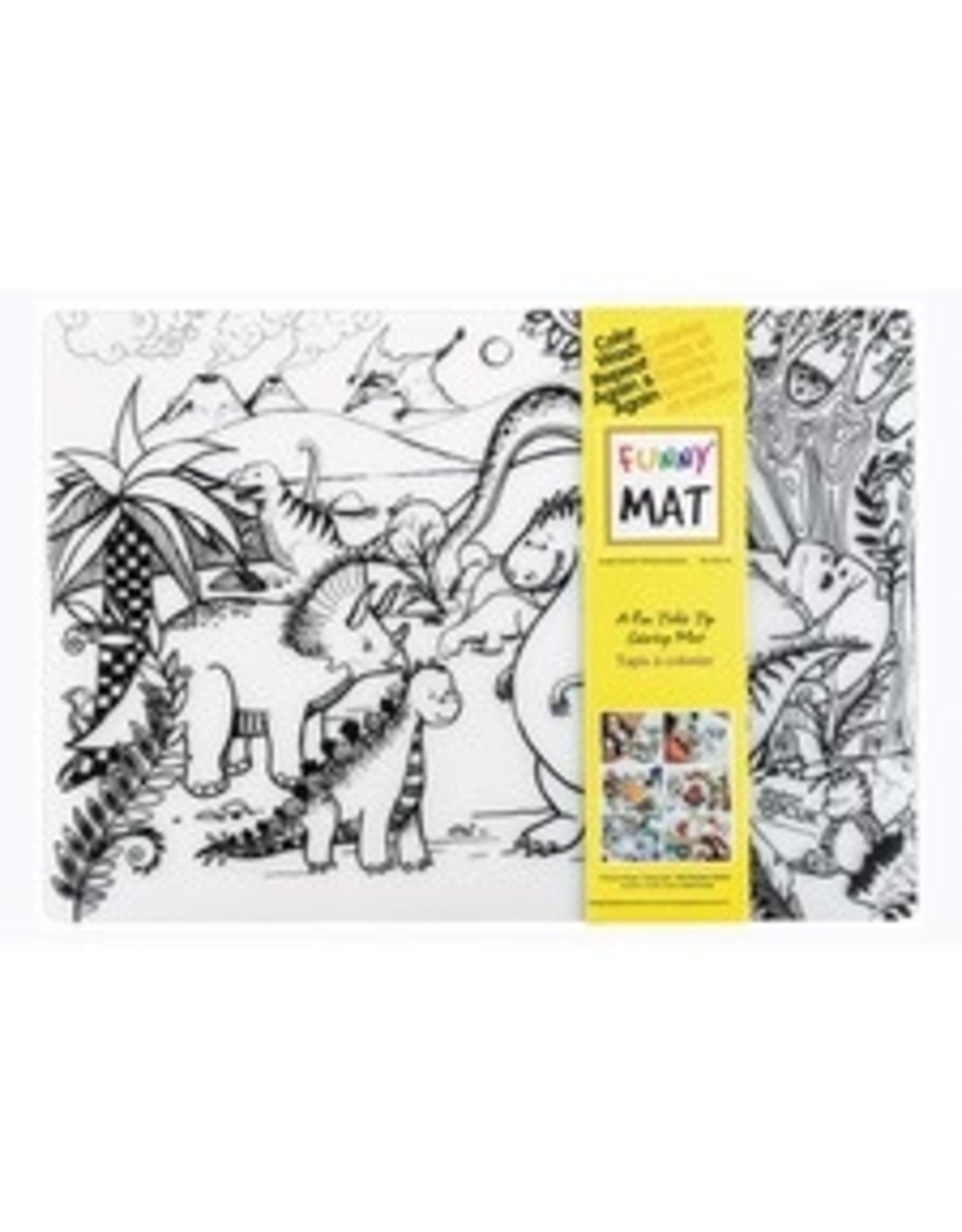 FUNNY MAT REUSABLE JURASSIC