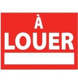SIGN 18X24, A LOUER