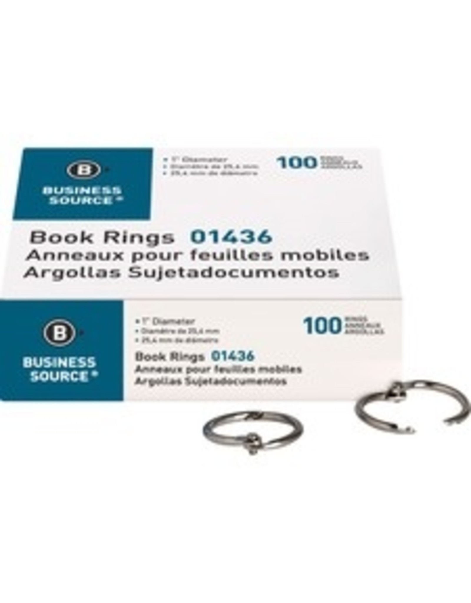 BOOK RING, 1'' DIA       *1C/BX
