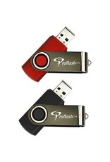 USB 2.0 CLASSIC 8GB BLK/RD,2pk