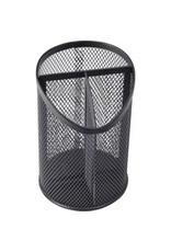 CUP,PENCIL,DIVIDED,MESH,BK
