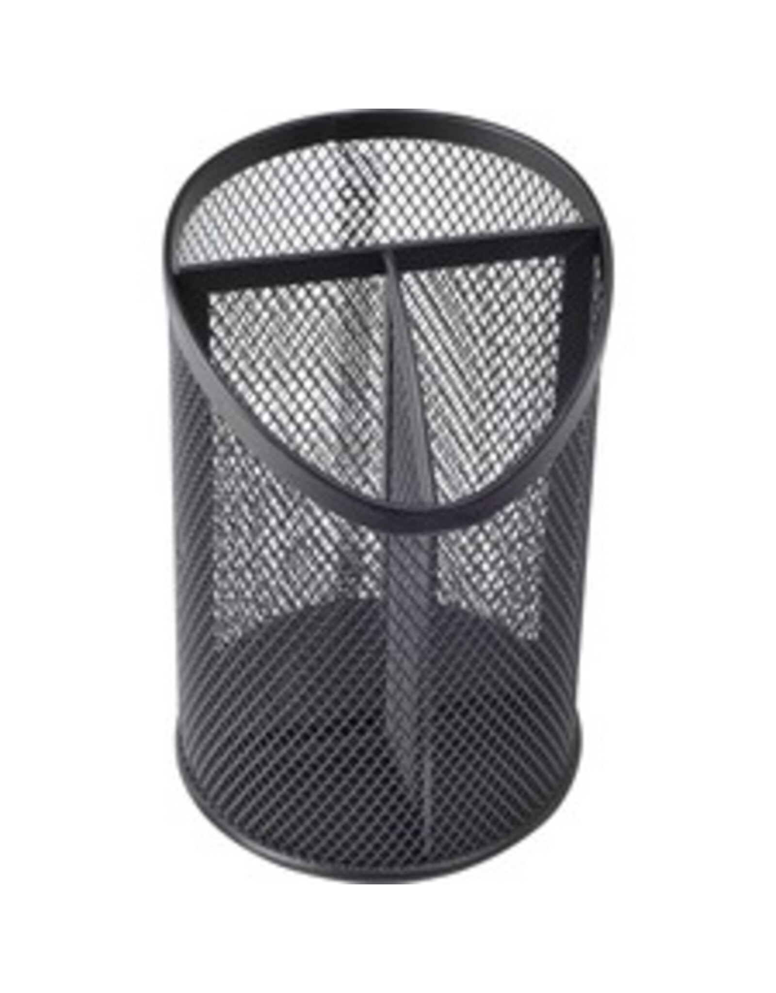 CUP,PENCIL,DIVIDED,MESH,BK