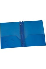 PORTFOLIO POLY 2PCKT+PRONG*BLU