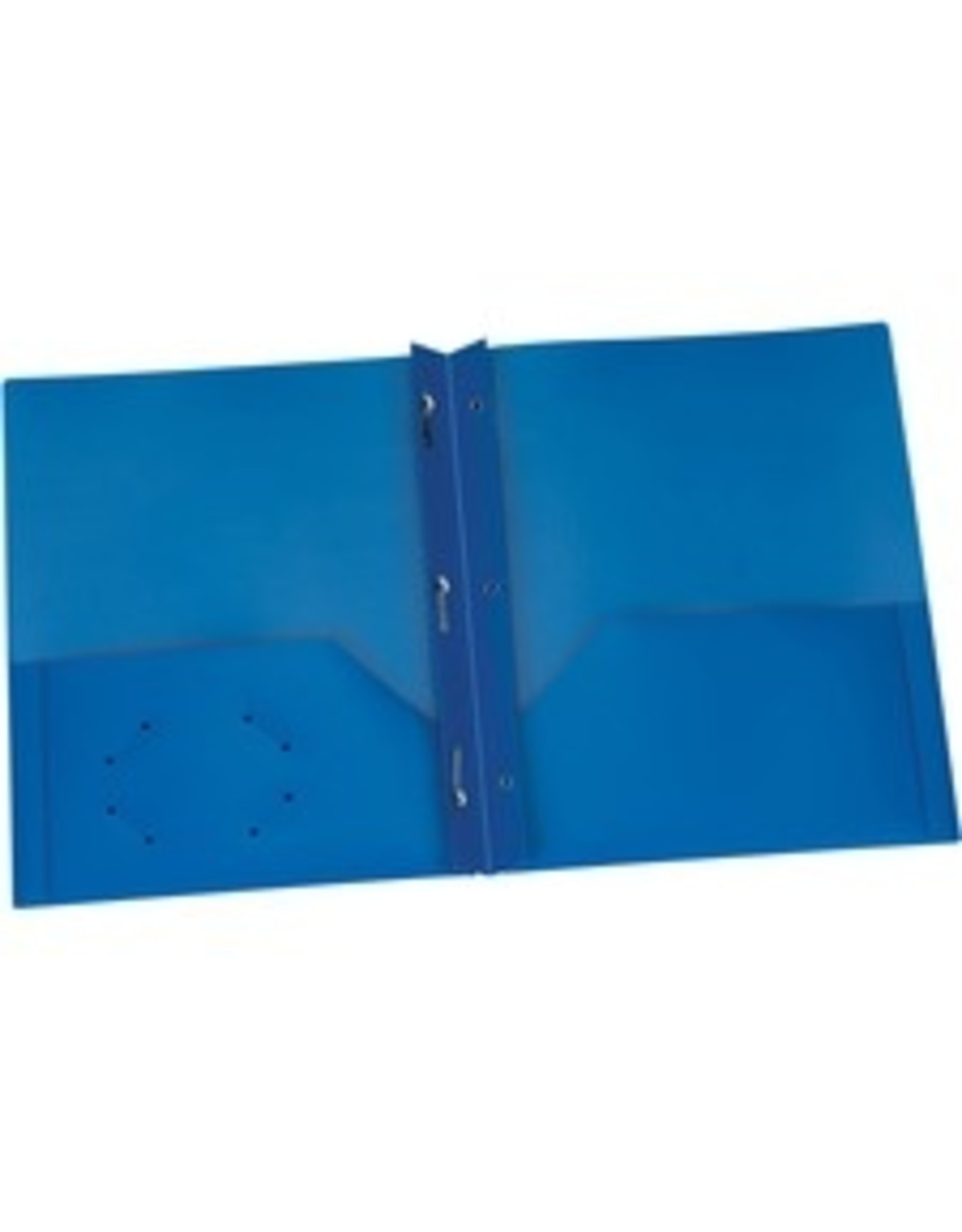 PORTFOLIO POLY 2PCKT+PRONG*BLU
