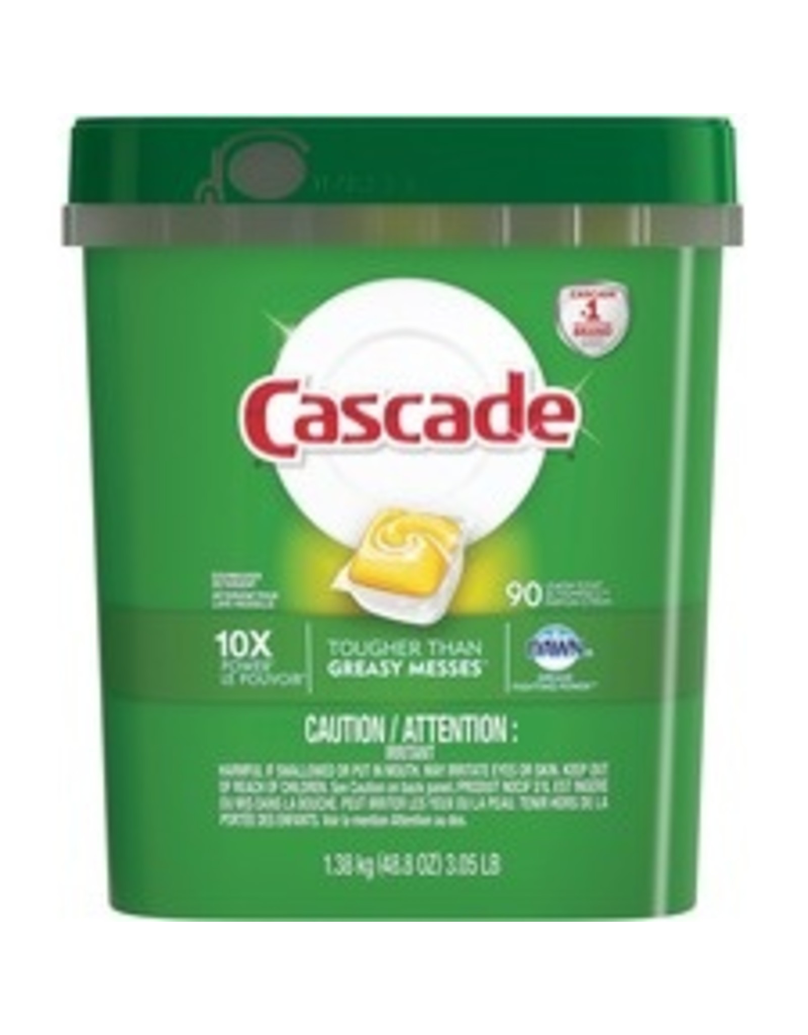 CASCADE ACTION PK LEMON 90/PK