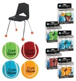 CHAIR SLIPPER TENNIS BALL,4/PK