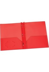 PORTFOLIO POLY 2PCKT+PRONG*RED
