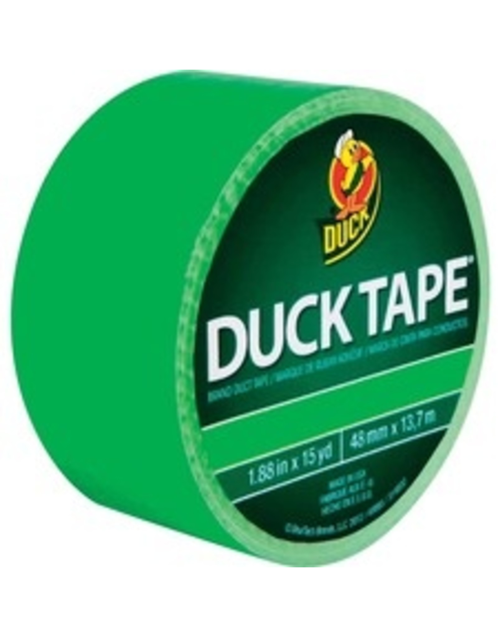 DUCK TAPE, 1.88''X10 YD*NEON GN